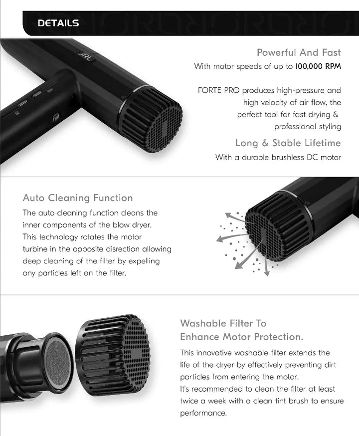 JRL Blow Dryer Forte Pro