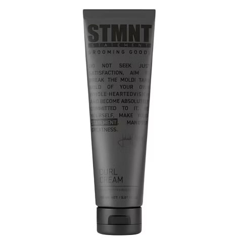 STMNT Grooming Goods Curl Cream | Lightweight Curl Definition & Frizz Control | 5.0 fl oz (150 ml)