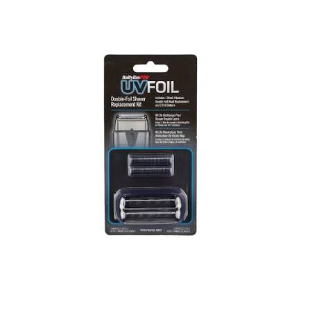 BaBylissPRO UVFOIL Double-Foil Shaver Replacement Kit | Black Titanium Foil & Cutter Set