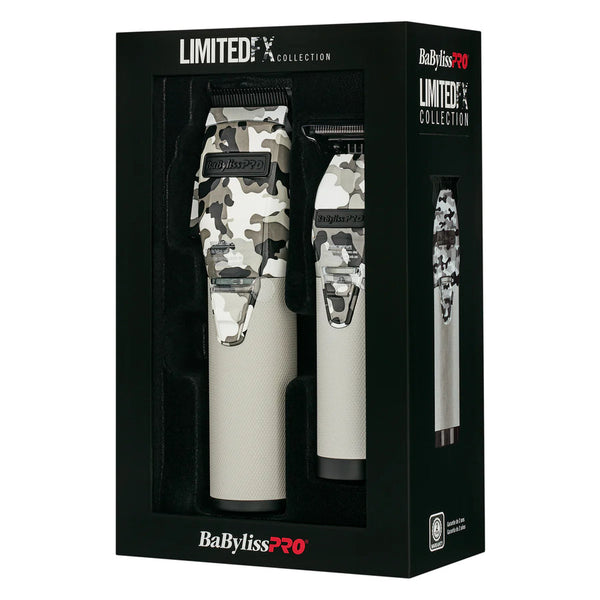 BaByliss Limited Edition Camo Metal Lithium Clipper & Trimmer Combo