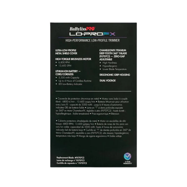 Babyliss Limited Edition Iridescent Lo-PRO FX Trimmer