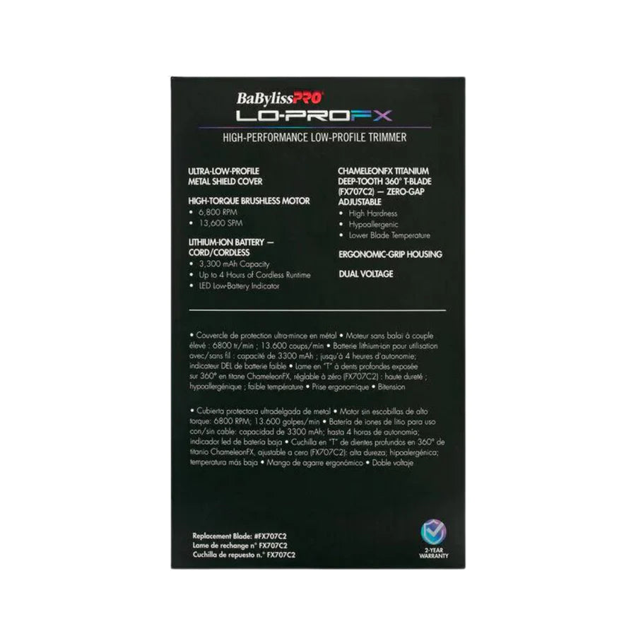 Babyliss Limited Edition Iridescent Lo-PRO FX Trimmer