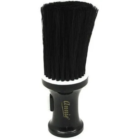 Annie Powder Neck Duster Barber Brush with Powder Reservoir – Black