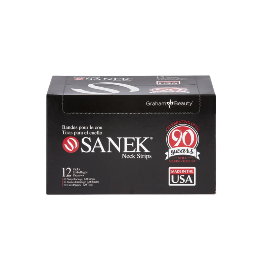 Sanek neck strips 720 count Graham Beauty barber sanitation supplies
