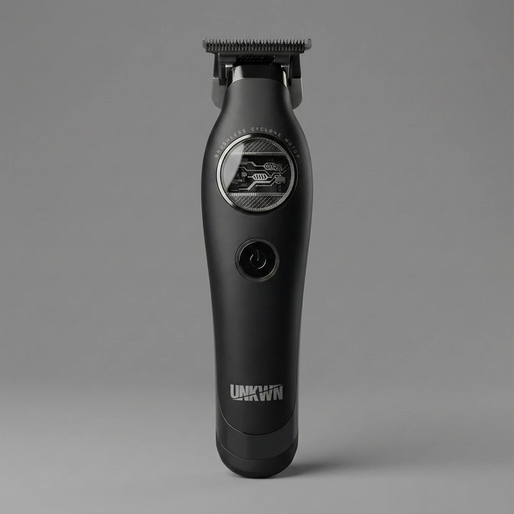 UNKWN Cyclone Professional Cordless Trimmer front product display on gray background