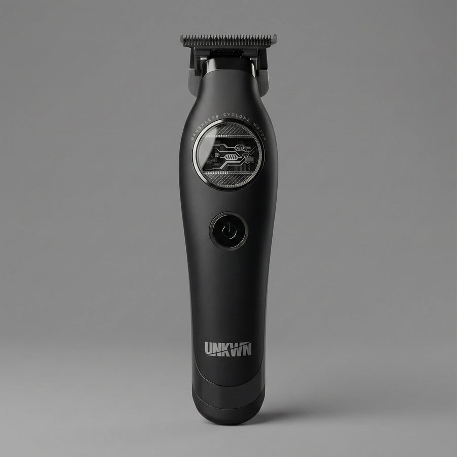 UNKWN Cyclone Professional Cordless Trimmer front product display on gray background