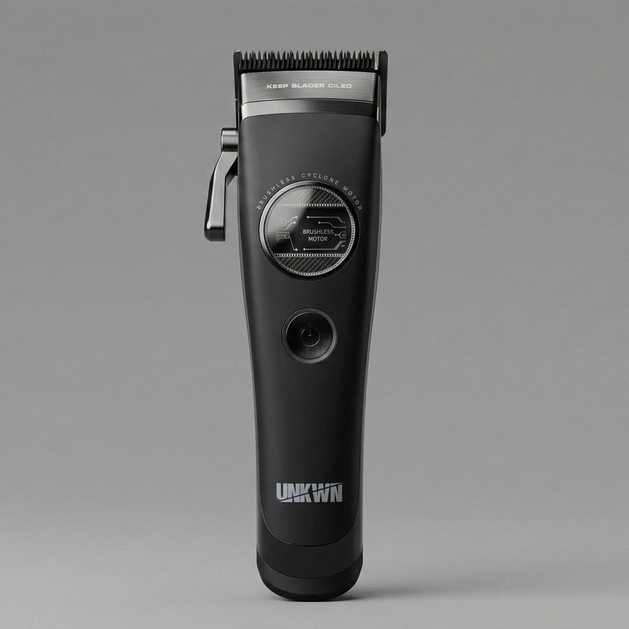 UNKWN Cyclone Professional Cordless Clipper front product image on gray background