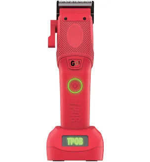 TPOB GO professional cordless hair clipper with a 9,000 RPM motor, USB-C charging, and 4-hour runtime in retail packaging.