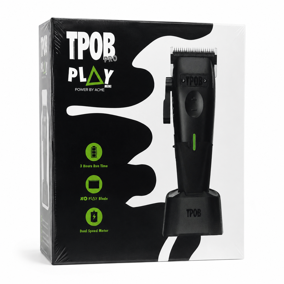 TPOB PLAY Mini Professional Cordless Hair Trimmer – Black
