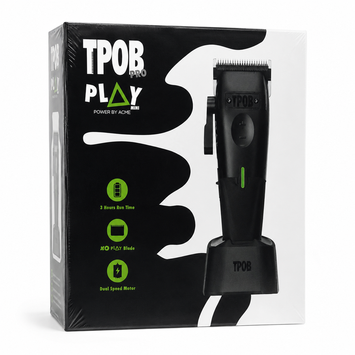 TPOB PLAY Mini Professional Cordless Hair Trimmer – Black