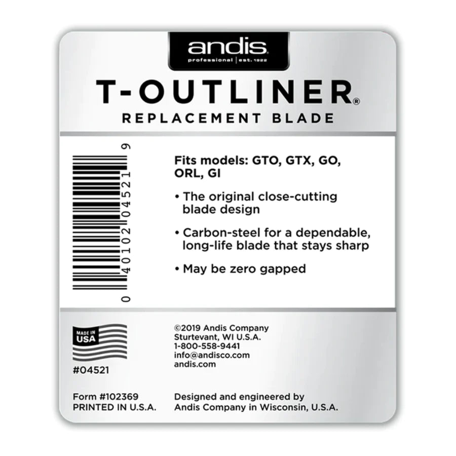 Andis T-Outliner Replacement Blade
