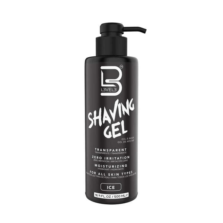 L3vel3 Shaving Gel with pump lid - 500 ML