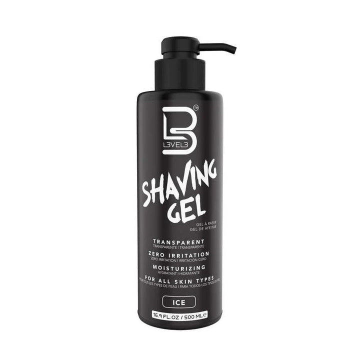 L3vel3 Shaving Gel with pump lid - 500 ML